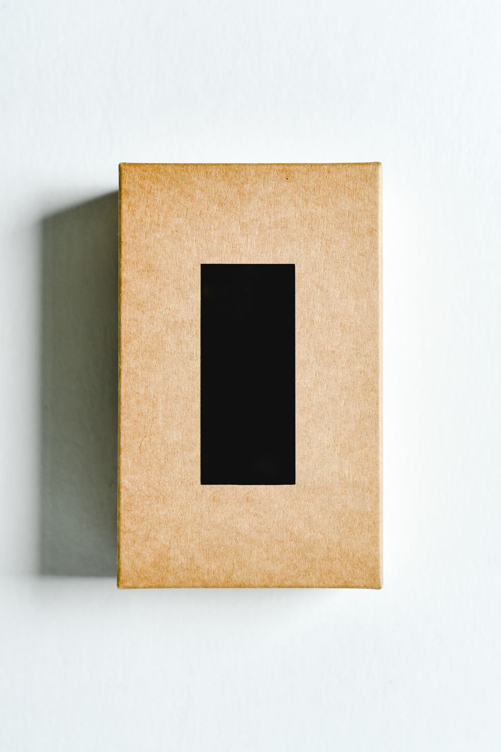 Kraft packaging box mockup